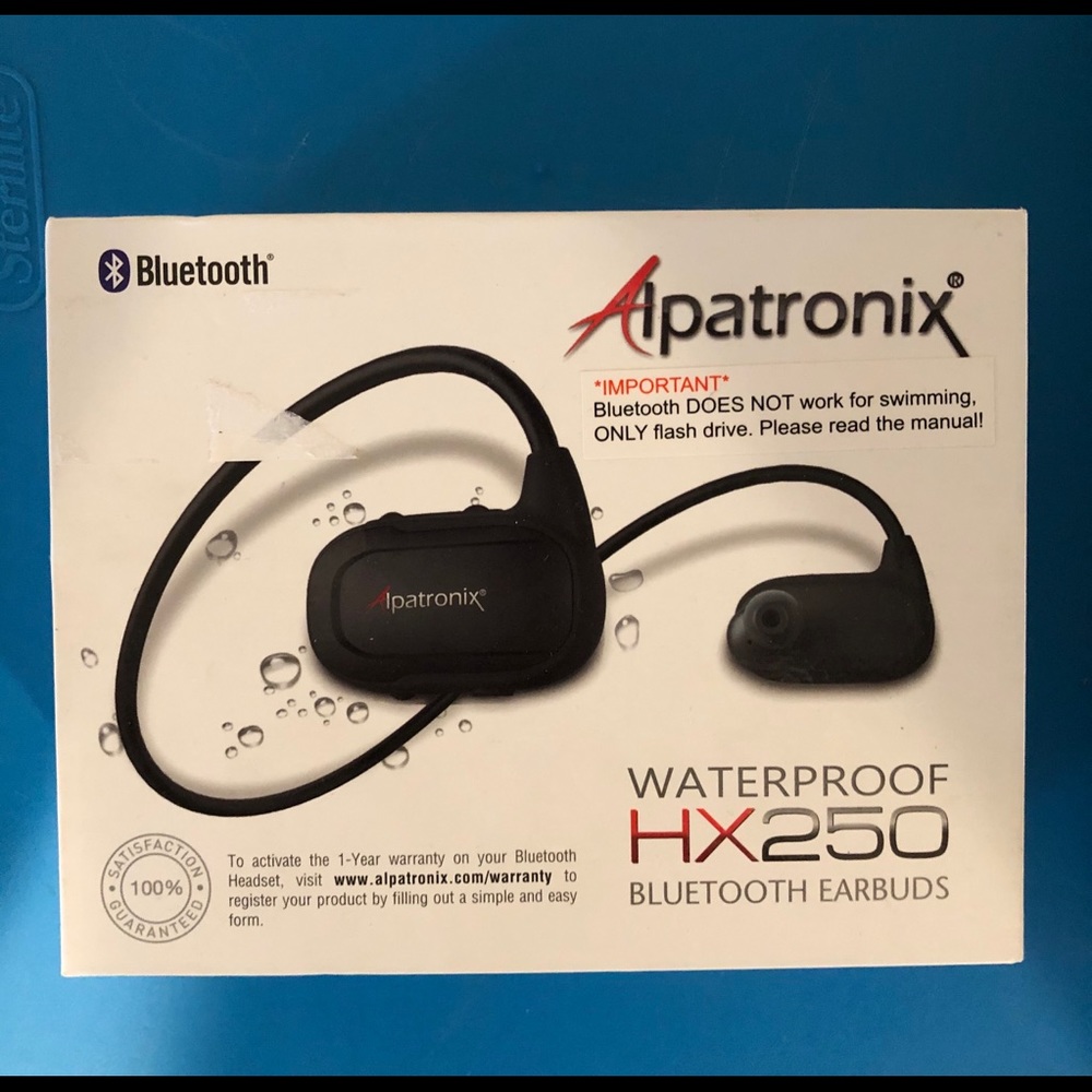 Alpatronix Waterproof Bluetooth Headphones